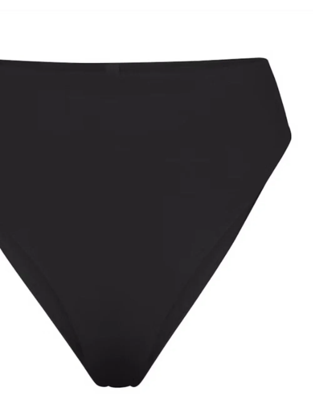 NEW SKIMS Signature Swim Cheeky Mid Waist Bikini Bottom Onyx Black Medium NWT